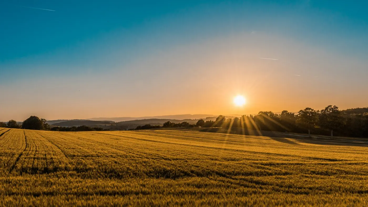 Modern agriculture environment representing ACS industry support